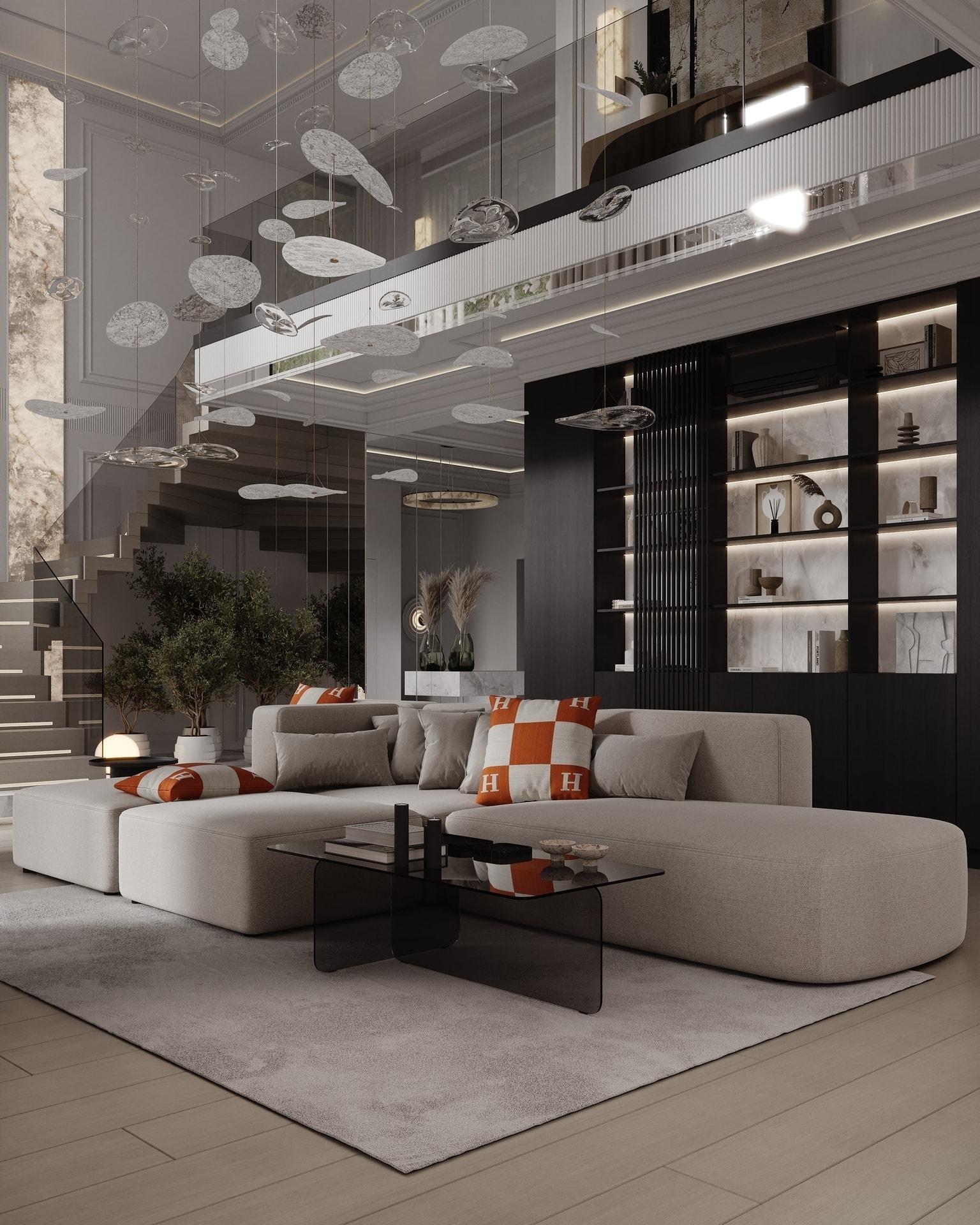 Nowoczesne, eleganckie wnętrze